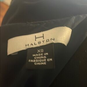 Halston Black Dress XS
